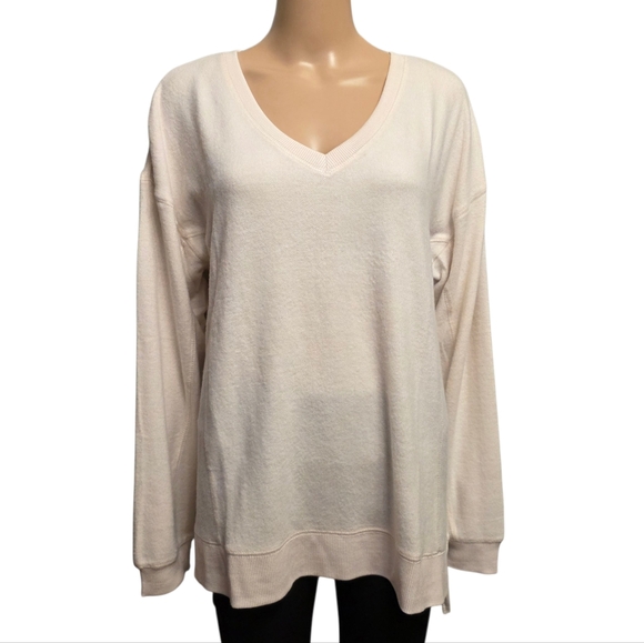 For The Republic Sweaters - For The Republic Oversized V-Neck Sweater Size L NWT
